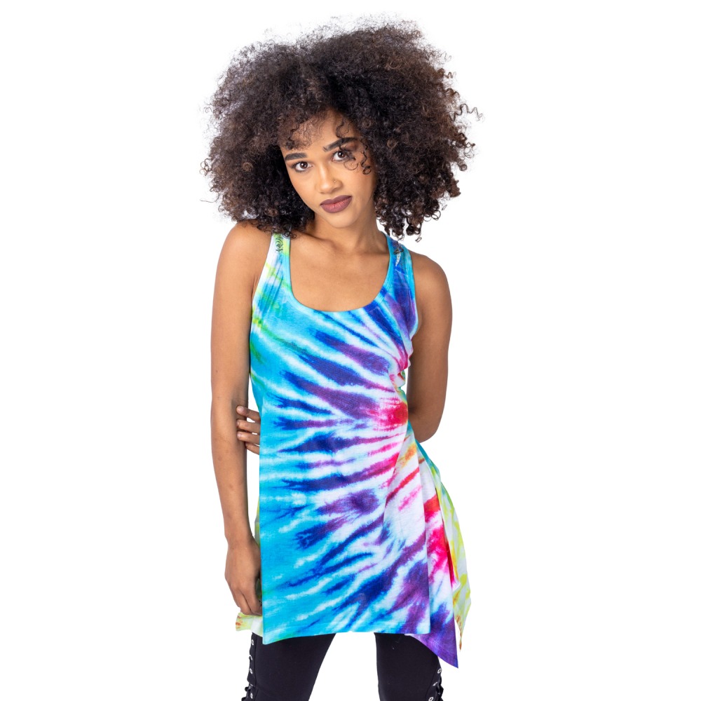 Innocent Lifestyle - IT'S A VIBE LACE PANEL Sleeveless top - Rainbow